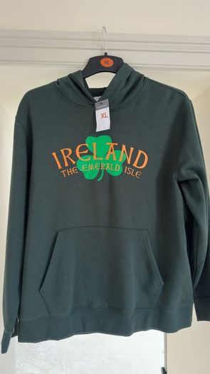 Primark Ireland "The Emerald Isle" Hoodie - Green - Size XL - BNWT