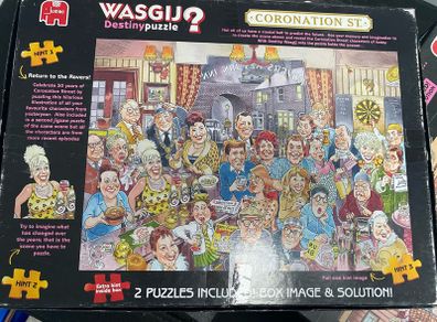 Wasgij coronation street 50th anniversary ltd edition jigsaw