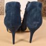 Amy Huberman Bourbon leather suede ankle boots bundle Size UK 4 EU 37 Forever young navy blue suede Private number brown leather Image 7
