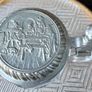 Vintage Original Bubble Glass "Haku" Beer Stein Image 5