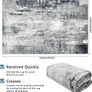 Modern Abstract Area Rug 200x300cm Washable Living Room Rug Non-slip Soft Carpet Short Pile Faux Wool Boho Art Floor Carpet for Living Room Bedroom Home Office Dining Room Kitchen Decor, Gery Image 2