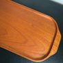 Mid Century Scandinavian Teak Tray Vintage Image 4