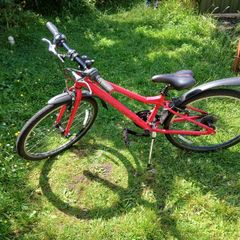Kid's bike, red, age 7-13