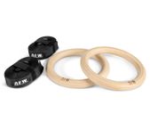 Wooden Training Rings With Straps