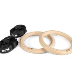 Wooden Training Rings With Straps