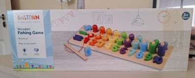 Little Town Wooden Fishing Game