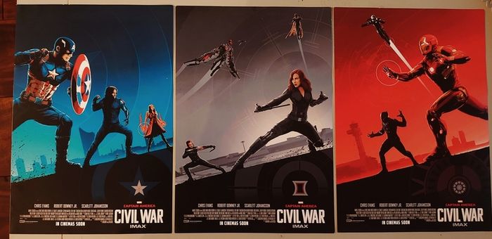 Captain America: Civil War IMAX Connecting Posters