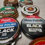 8 x shoe polish tins ,7 tins metal ,1 x plastic, see pictures for condition ,take as is ,buyer collects or pays postage thank you, check out my other adds Image 10