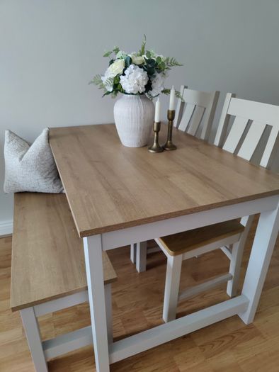 Table, Bench and Chairs