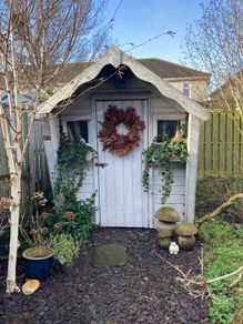 Wooden shed