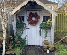 Wooden shed
