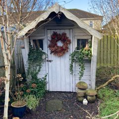 Wooden shed