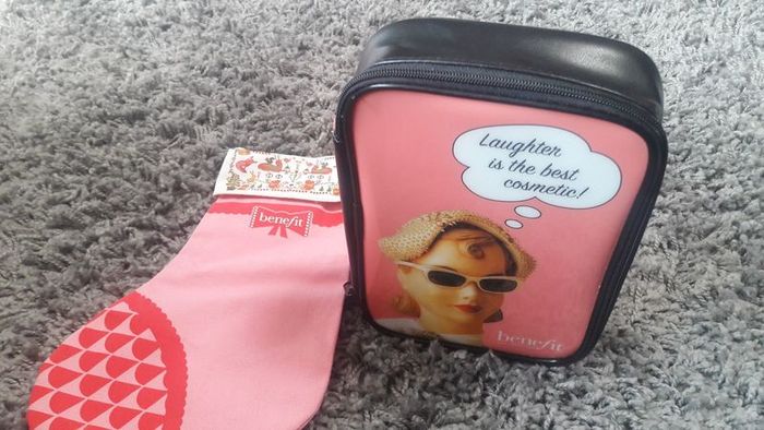 Brand new Benefit make up bag and Xmas stocking