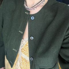 House of Donegal Wool Cropped Blazer