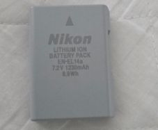 Nikon EN-EL 14a battery,Suitable for: Nikon Coolpix P7000, Nikon Coolpix P7100, Nikon Coolpix P7700, Nikon D3100, Nikon D3200, Nikon D5100, Nikon D5200, Nikon D5300