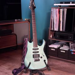 Washburn WR-150/MLB Electric Guitar in Metallic Blue