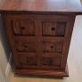 Pair of antique style bedside lockers Image 4