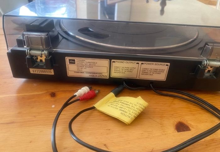Toshiba SR V-12 Record Player 1980s