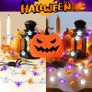 3m 30 LED Halloween Copper Wire String Light With Mini Ghost Pumpkin Bat Waterproof Fairy Atmosphere Lamp Battery Operated Image 2