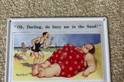 Donald McGill Funny Decorative Tin Wall Sign / Plaque
