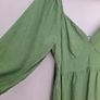 Monsoon green linen mix dress size UK 14 Image 3