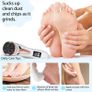 Portable Pedicure Kit Foot File Callus Remover, Electric Callus Remover for Feet (with Dander Vacuum), Rechargeable Waterproof Foot File for Foot Care Deadskin Remover with 3Head&LCD Display Image 6