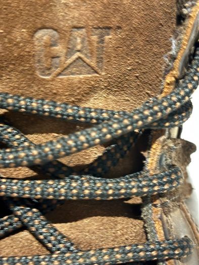 Caterpillar brown leather boots - good condition
