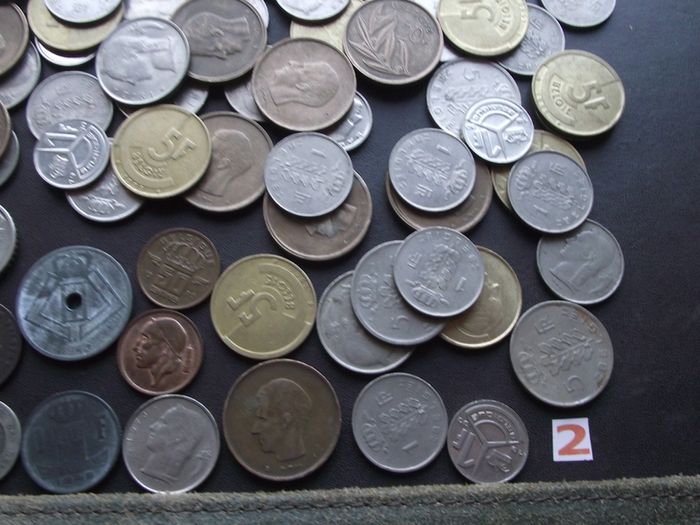 A Lot of 570+ grams of Belgian coins