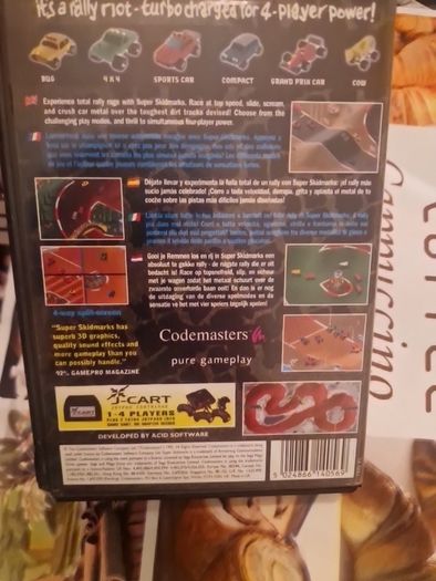 Super Skidmarks Mega Drive Arcade Retro Games Original