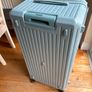 Big blue suitcase with 5 wheels Image 3
