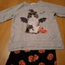 Girls halloween top and leggings set 6-8 yrs Image 2