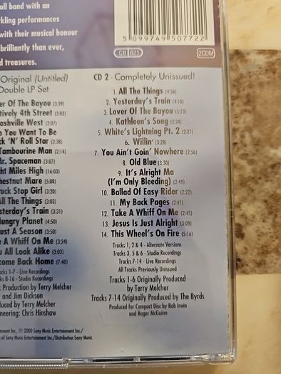 The Byrds 2CD - (Untitled) / (Unissued)
