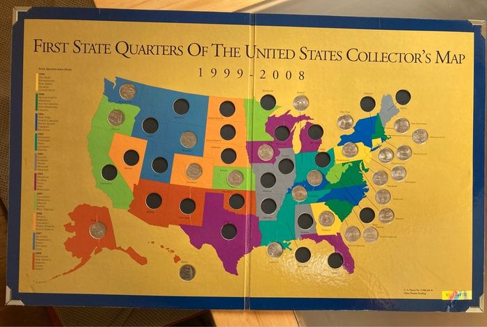 USA Collectors Coin Map