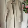 jacket beige longline marks & spencers size 8-10 Image 2