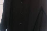 light jacket black dressy buttons one replacement button needs to be put on is inside  see photos  size 18