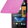 New Htc One Terrapin Pu Leather Flip Case Cover Black / Hot Pink / Red + Free Screen Protector Image 2
