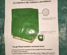 UK Pallet Cover Medium - 1220  L x 1020 W x 1000 H