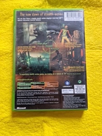 Splinter cell Pandora Tomorrow xbox Original games Original