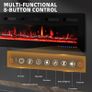 50"/127cm Electric Fireplace - Adjustable 12 Color Flame & Crackling Sound, 900W/1500W Fire Place with Precise 15-30 C Thermostat, Intuitive Touch Screen & Remote, Perfect for Media Walls Image 4