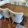 solid wood extendable dining table Image 2