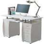 White, Black, Grey 3 Drawer Computer Office Desks Image 5
