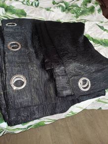 blackout curtins black