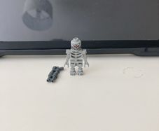 Lego grey Robo skeleton from the Lego movie