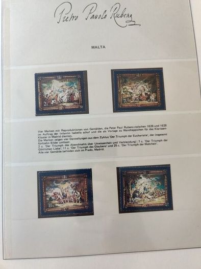Paul Rubens 55 Pages Stamps Album World Collection