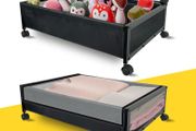 Brand New Set of 2 Underbed Storage Boxes with Wheels and Lid