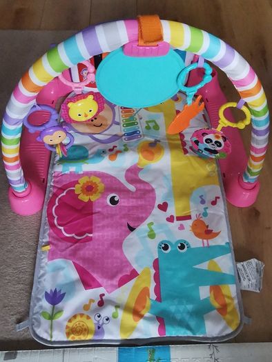 PRICE DROP!!!! Fisher-Price Baby Play Mat | Deluxe Kick & Play Baby Play Gym for Newborn Baby to 3 Year Olds with Light Up Piano, Toys and Comfy Baby Mats for Floor Play | Playmats & Floor Gyms - Pink