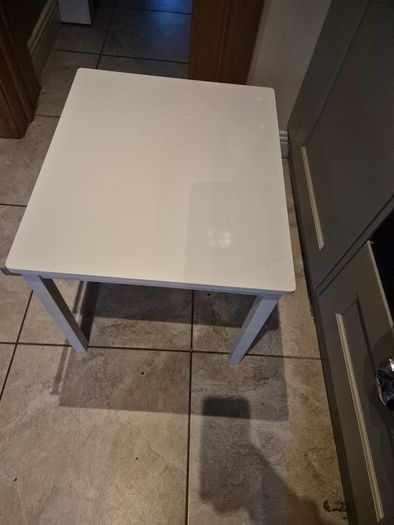 Kids white table