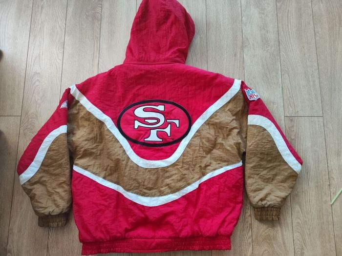 Vintage San Francisco 49er jacket jumper NFL authentic pro line Apex one mens L