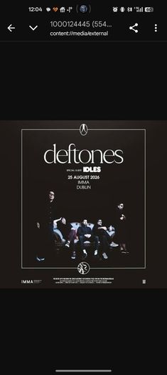 Deftones Ticket