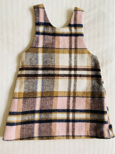 Cute checkered pinafore